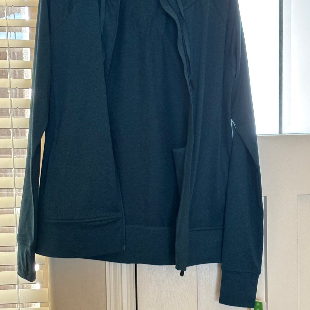 Gaiam full-zip hoodie - reflecting pond heather